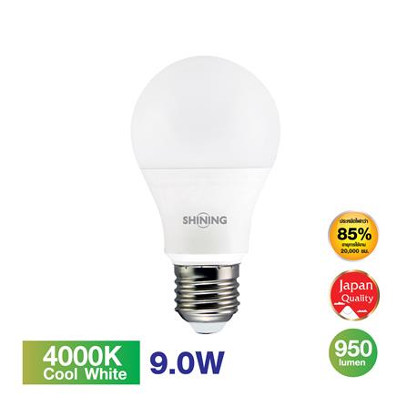 หลอด LED SHINING A60 9 วัตต์ COOL WHITE E27_0