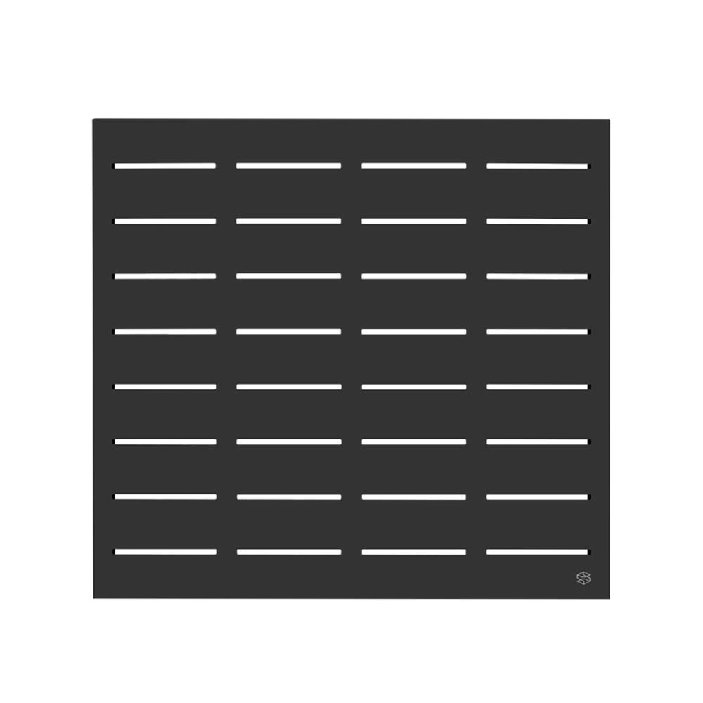 แผงเหล็กติดผนัง SPACEMAKER 52.3x2x48 ซม. สีดำ