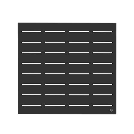 แผงเหล็กติดผนัง SPACEMAKER 52.3x2x48 ซม. สีดำ_0