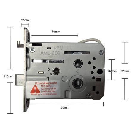 กลอนประตูดิจิตอล ZIGBANG SHP-P52 สีดำ_6
