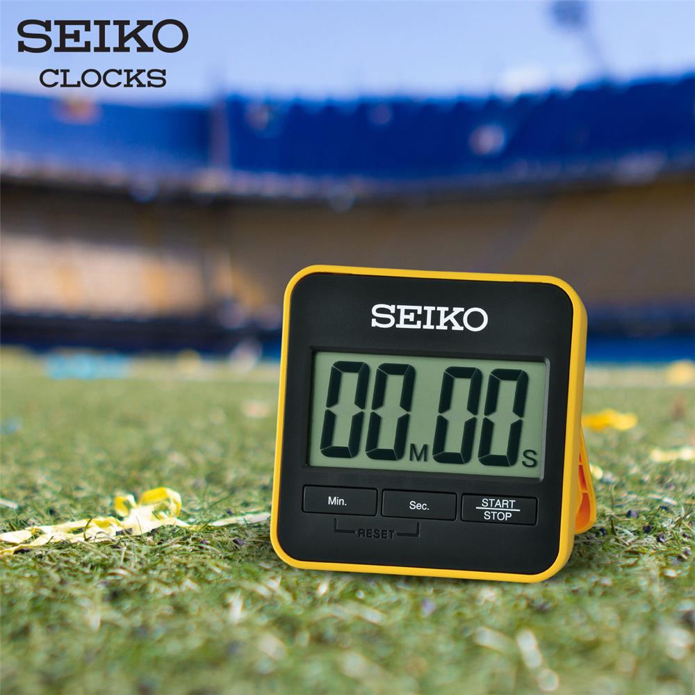 นาฬิกาปลุก SEIKO CLOCKS QHY001Y 2.5 นิ้ว สีเหลือง