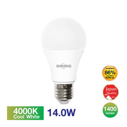 หลอด LED SHINING A60 14 วัตต์ COOL WHITE E27_0