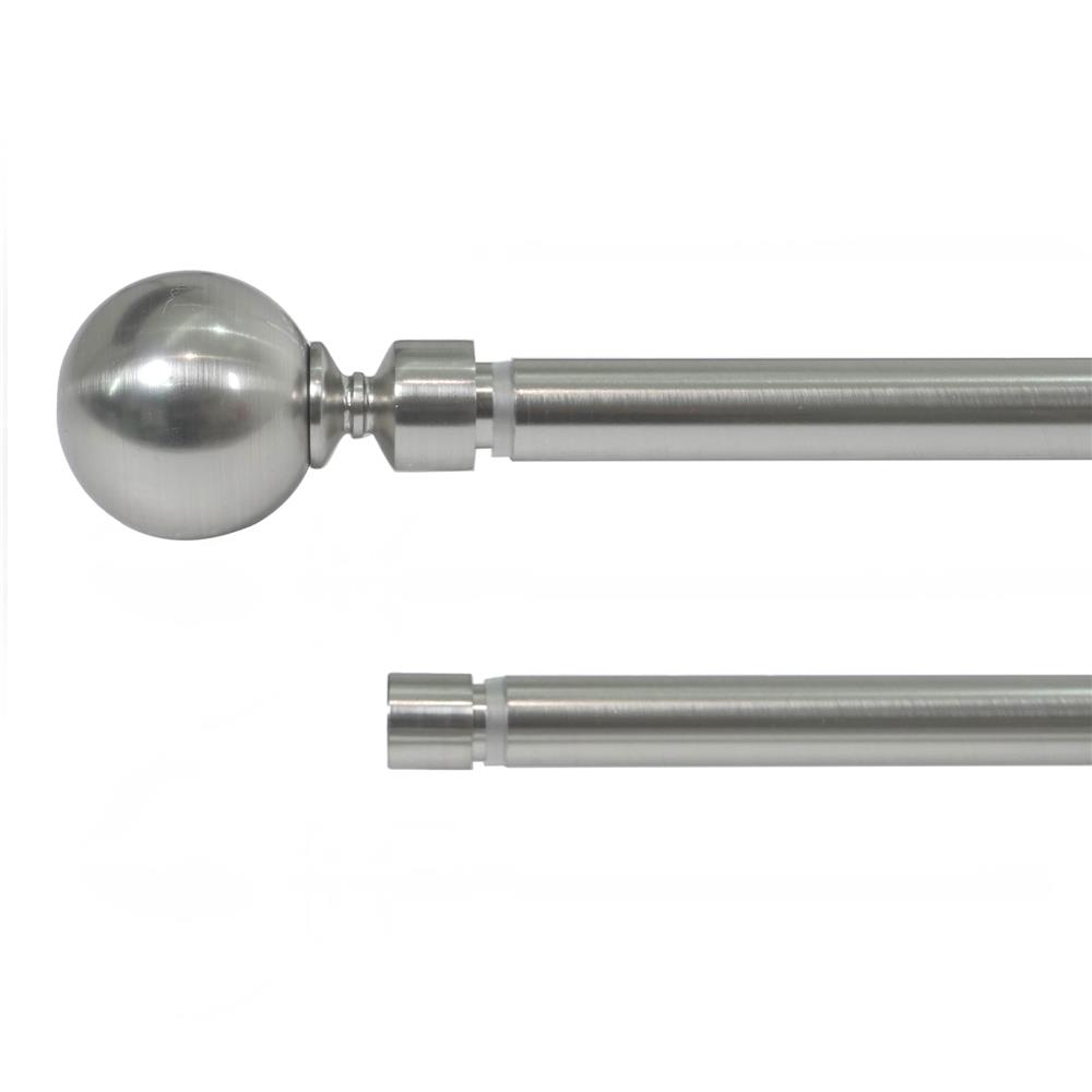 ราง 2 ชั้น ยืดหด HOME LIVING STYLE METAL 120-210 ซม. สีเงิน