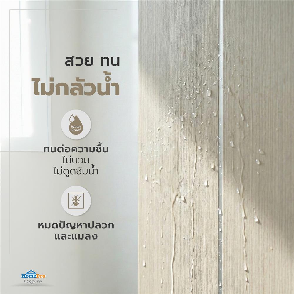 ประตูห้องน้ำ UPVC AZLE BN-11-1A 70x200 ซม. สี ASH