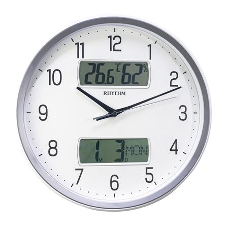 นาฬิกาแขวน RHYTHM CFG728NR03 14 นิ้ว สีขาว_0