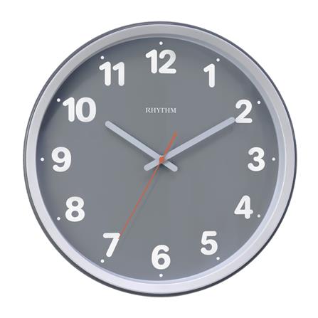 นาฬิกาแขวน RHYTHM CMG617NR08 14 นิ้ว สีเทา_0
