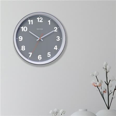 นาฬิกาแขวน RHYTHM CMG617NR08 14 นิ้ว สีเทา_4