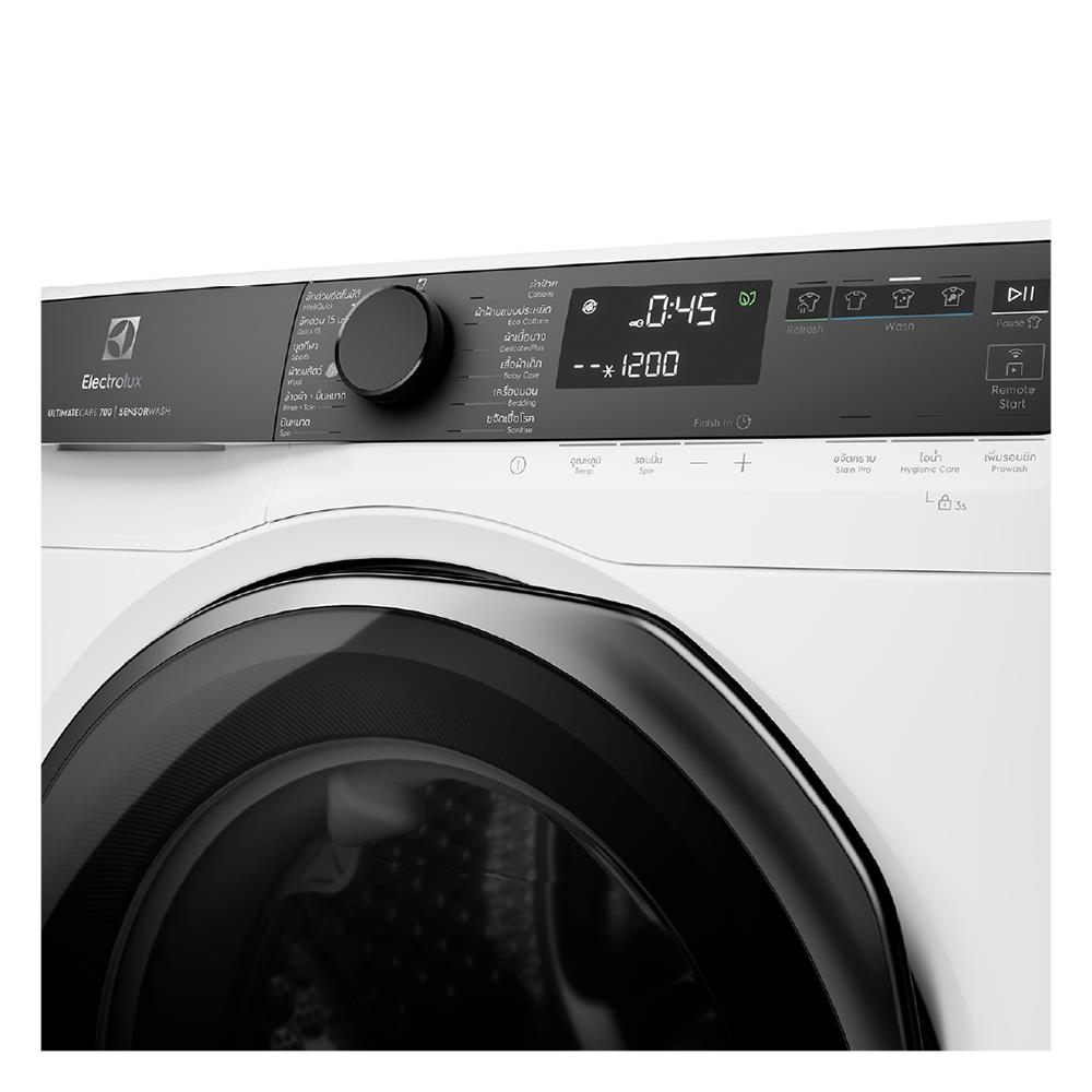 เครื่องซักผ้าฝาหน้าพร้อมขาตั้ง ELECTROLUX EWF1043R7WC 10 กก. 1400RPM อินเวอร์เตอร์ สีขาว