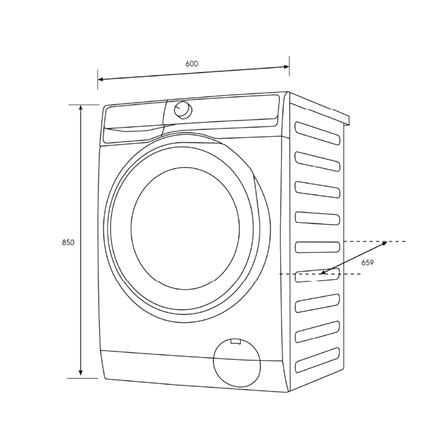 เครื่องซักผ้าฝาหน้าพร้อมขาตั้ง ELECTROLUX EWF1043R7WC 10 กก. 1400RPM อินเวอร์เตอร์ สีขาว_9