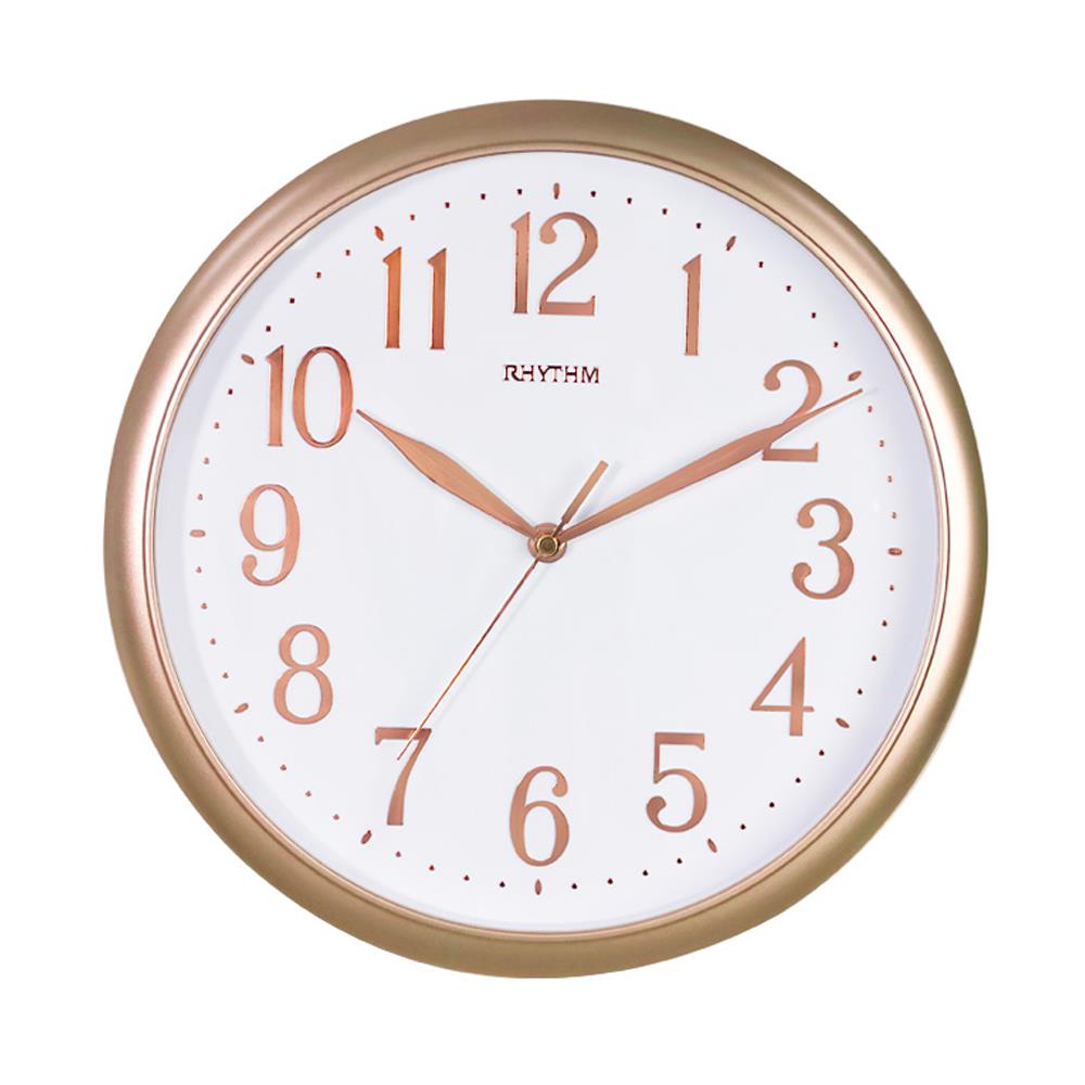 นาฬิกาแขวน RHYTHM CMG613BR13 12 นิ้ว สีโรสโกลด์