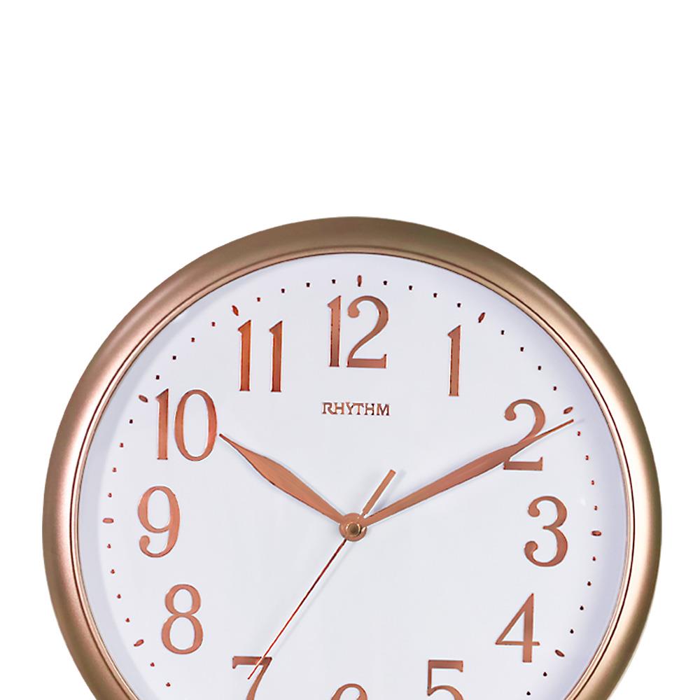 นาฬิกาแขวน RHYTHM CMG613BR13 12 นิ้ว สีโรสโกลด์