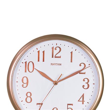 นาฬิกาแขวน RHYTHM CMG613BR13 12 นิ้ว สีโรสโกลด์_1