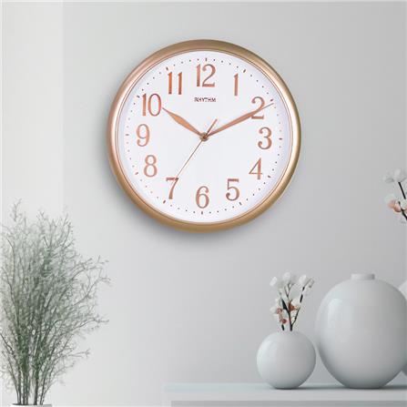 นาฬิกาแขวน RHYTHM CMG613BR13 12 นิ้ว สีโรสโกลด์_4