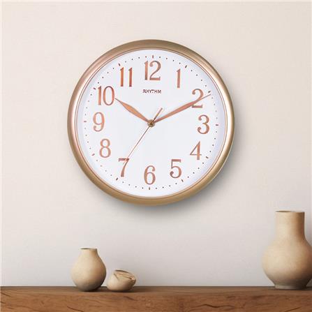 นาฬิกาแขวน RHYTHM CMG613BR13 12 นิ้ว สีโรสโกลด์_5