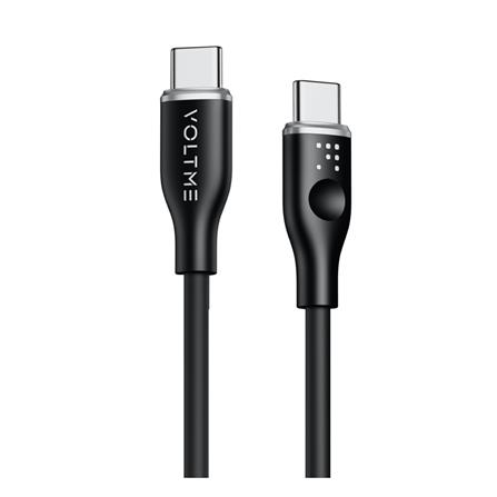 สายชาร์จ USB-C TO USB-C VOLTME C2027 1.8 เมตร สีดำ_0