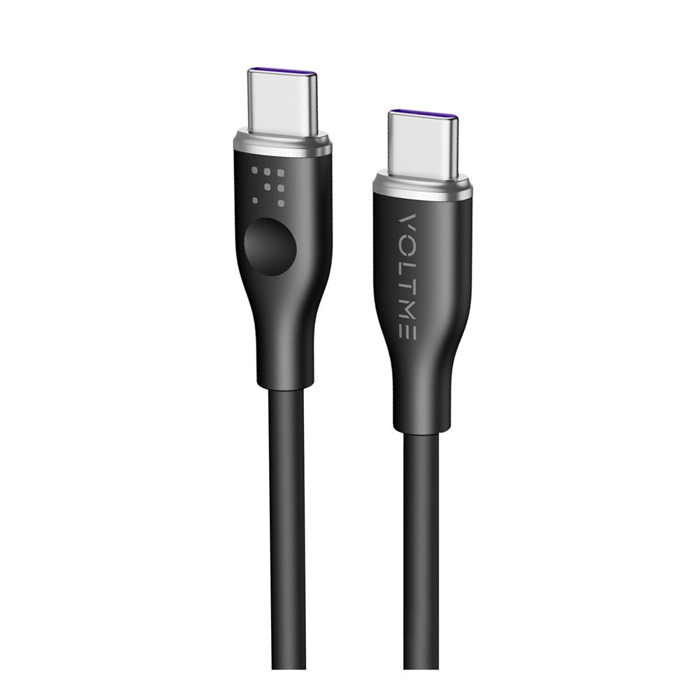 สายชาร์จ USB-C TO USB-C VOLTME C2032 1 เมตร สีดำ