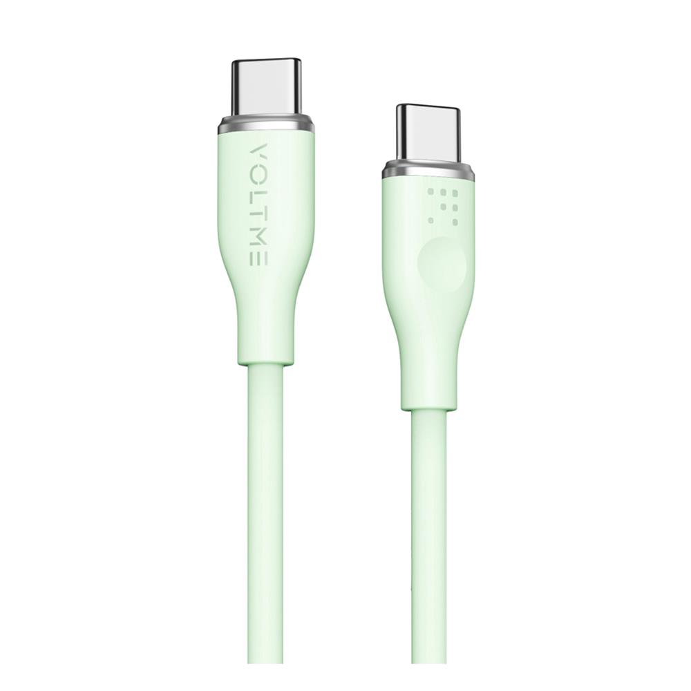 สายชาร์จ USB-C TO USB-C VOLTME C2024 1 เมตร สีเขียว