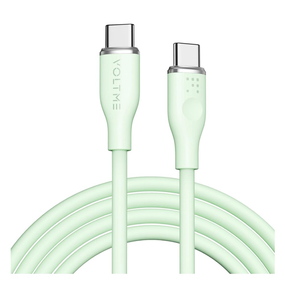 สายชาร์จ USB-C TO USB-C VOLTME C2024 1 เมตร สีเขียว