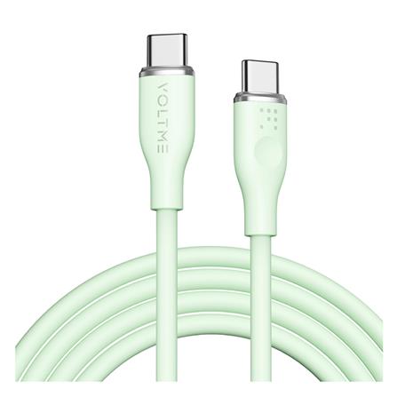 สายชาร์จ USB-C TO USB-C VOLTME C2024 1 เมตร สีเขียว_1