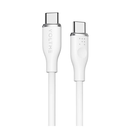 สายชาร์จ USB-C TO USB-C VOLTME C2026 1.8 เมตร สีขาว_0