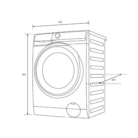 เครื่องซักอบผ้าฝาหน้าพร้อมขาตั้ง ELECTROLUX EWW9023P5WC 9/6 กก. 1200RPM อินเวอร์เตอร์ สีขาว_9