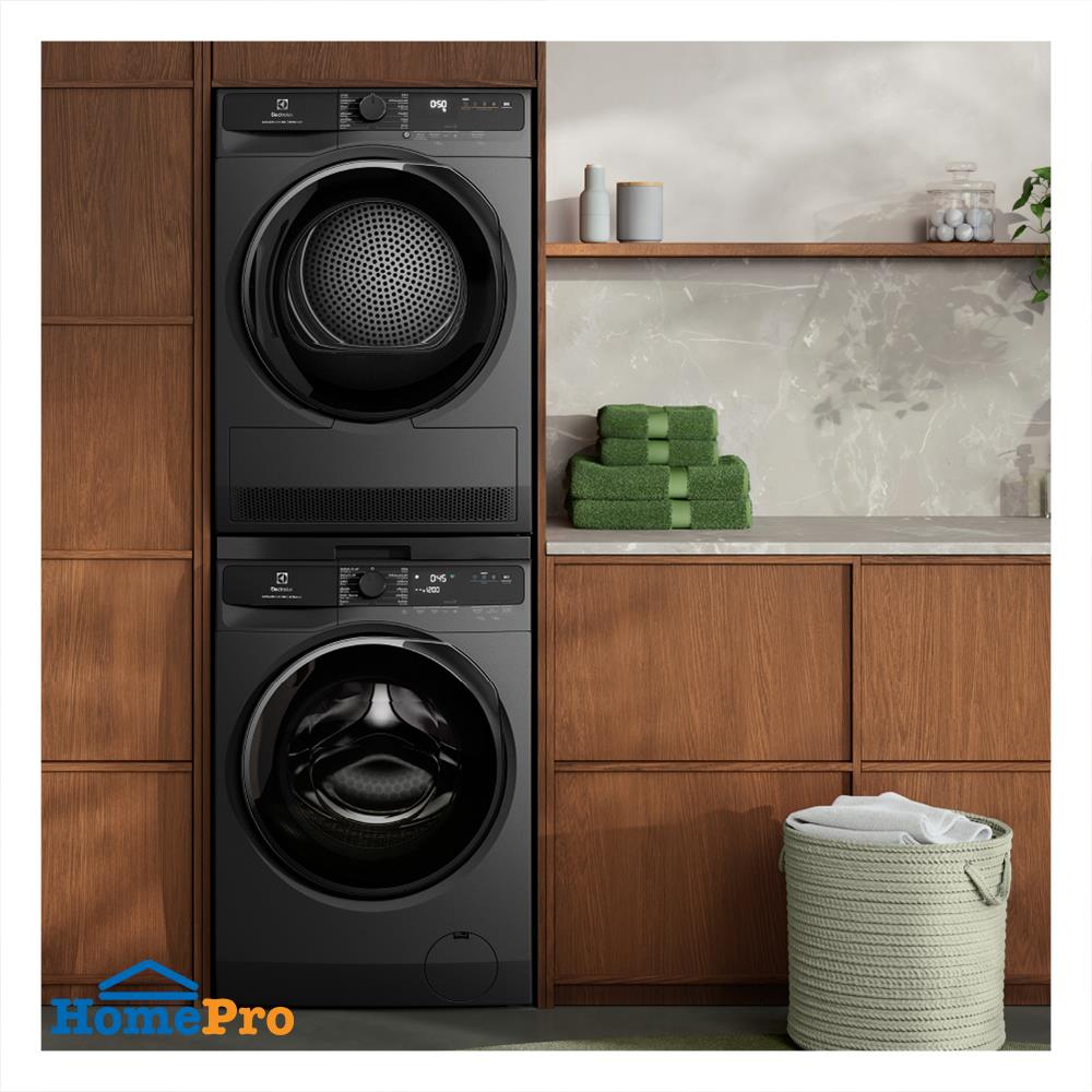 เครื่องซักผ้าฝาหน้าพร้อมขาตั้ง ELECTROLUX EWF9023P5SC 9 กก. 1200RPM อินเวอร์เตอร์ สีเทาเข้ม
