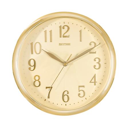 นาฬิกาแขวน RHYTHM CMG613CR18 12 นิ้ว สีทอง_0