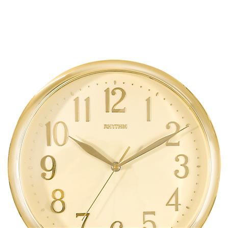 นาฬิกาแขวน RHYTHM CMG613CR18 12 นิ้ว สีทอง_1