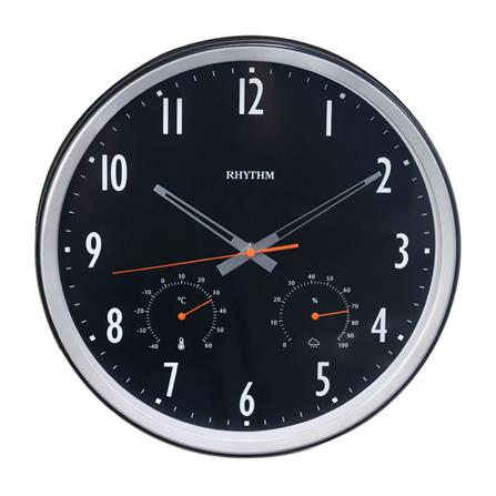 นาฬิกาแขวน RHYTHM CFG727NR02 14 นิ้ว สีดำ_0