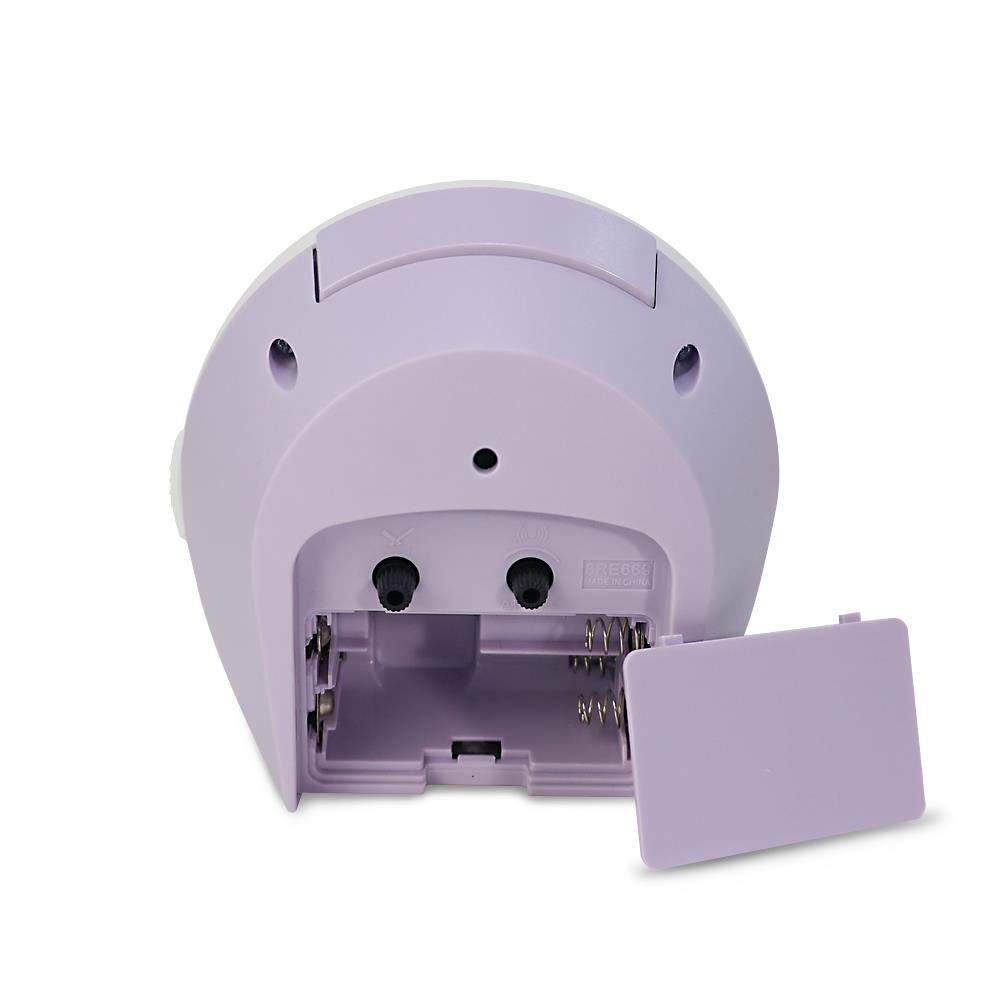 นาฬิกาปลุก RHYTHM 8RE669SR12 4.5 นิ้ว สีขาว