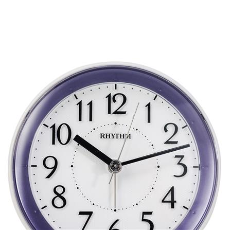 นาฬิกาปลุก RHYTHM 8RE669SR12 4.5 นิ้ว สีขาว_1