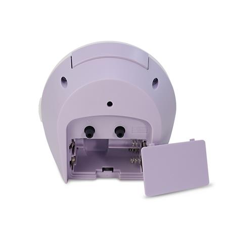 นาฬิกาปลุก RHYTHM 8RE669SR12 4.5 นิ้ว สีขาว_3