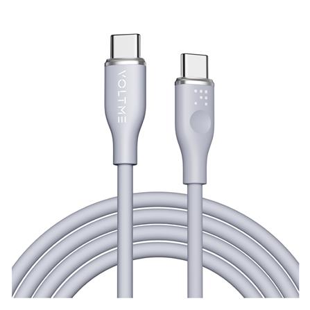 สายชาร์จ USB-C TO USB-C VOLTME C2030 1.8 เมตร สีเทา_1
