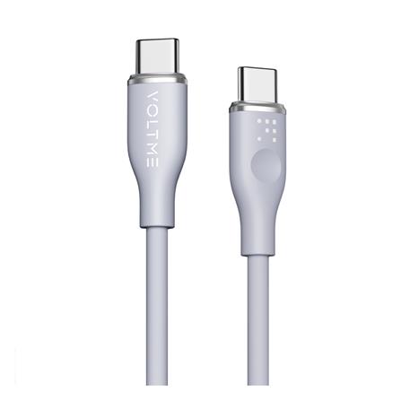 สายชาร์จ USB-C TO USB-C VOLTME C2025 1 เมตร สีเทา_0