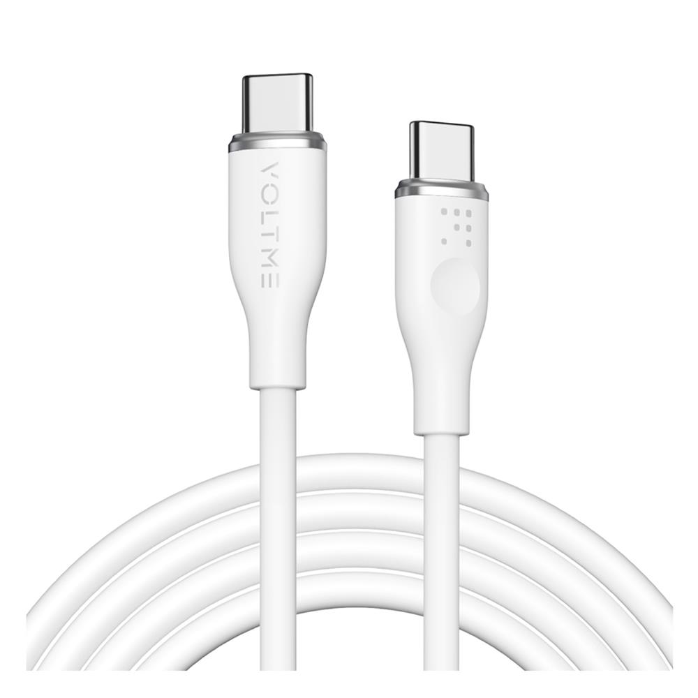 สายชาร์จ USB-C TO USB-C VOLTME C2021 1 เมตร สีขาว