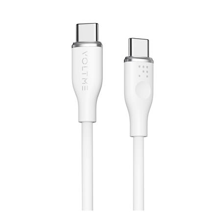 สายชาร์จ USB-C TO USB-C VOLTME C2021 1 เมตร สีขาว_0