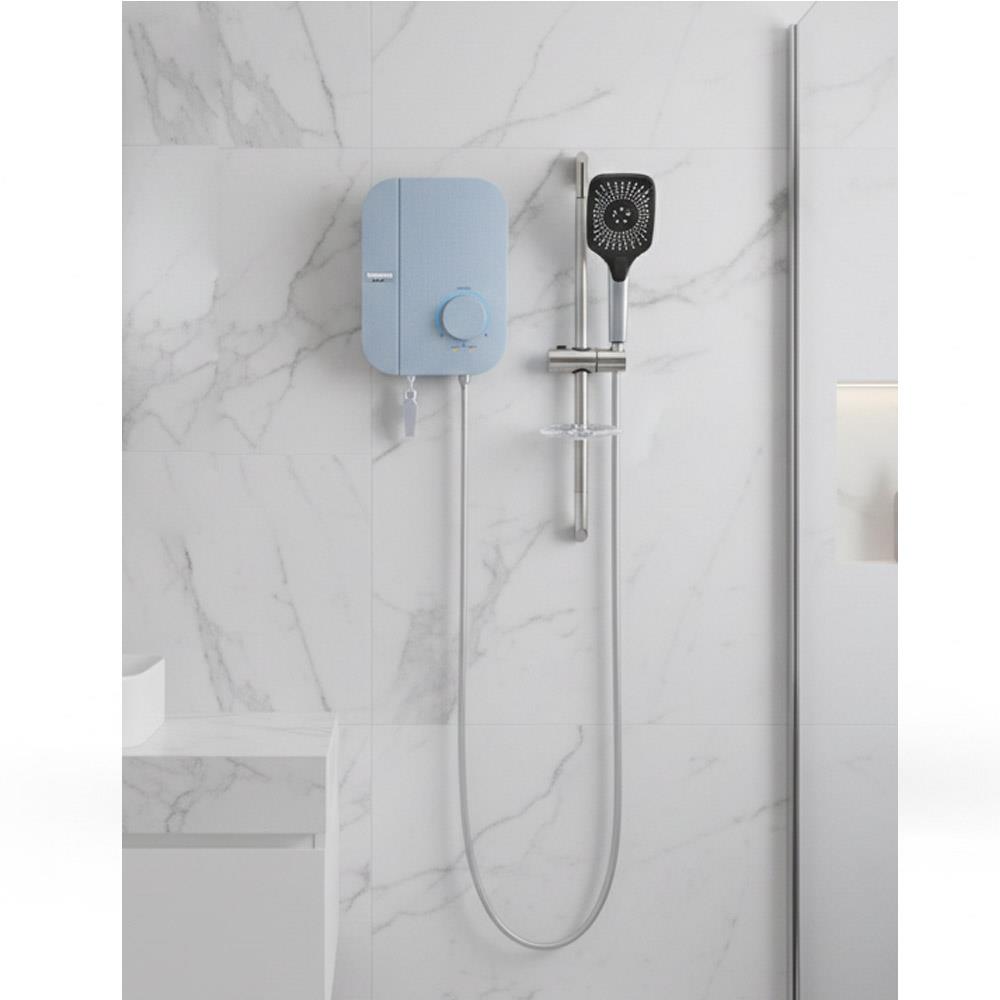 เครื่องทำน้ำอุ่น TURBORA Q4500 4500 วัตต์ สีฟ้า