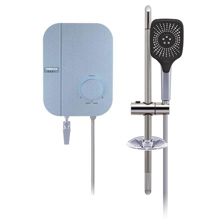 เครื่องทำน้ำอุ่น TURBORA Q4500 4500 วัตต์ สีฟ้า_0
