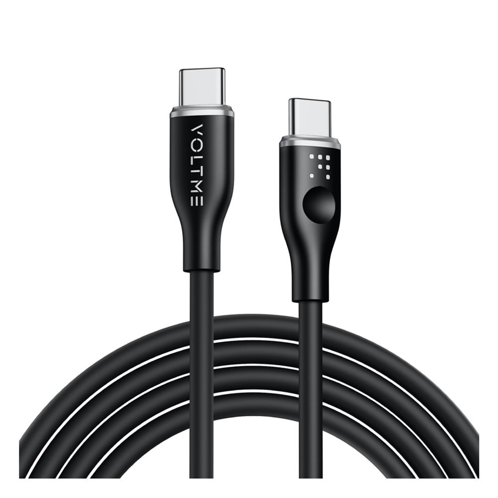 สายชาร์จ USB-C TO USB-C VOLTME C2022 1 เมตร สีดำ