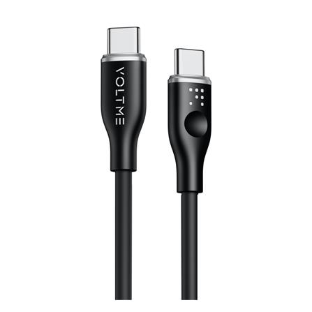 สายชาร์จ USB-C TO USB-C VOLTME C2022 1 เมตร สีดำ_0