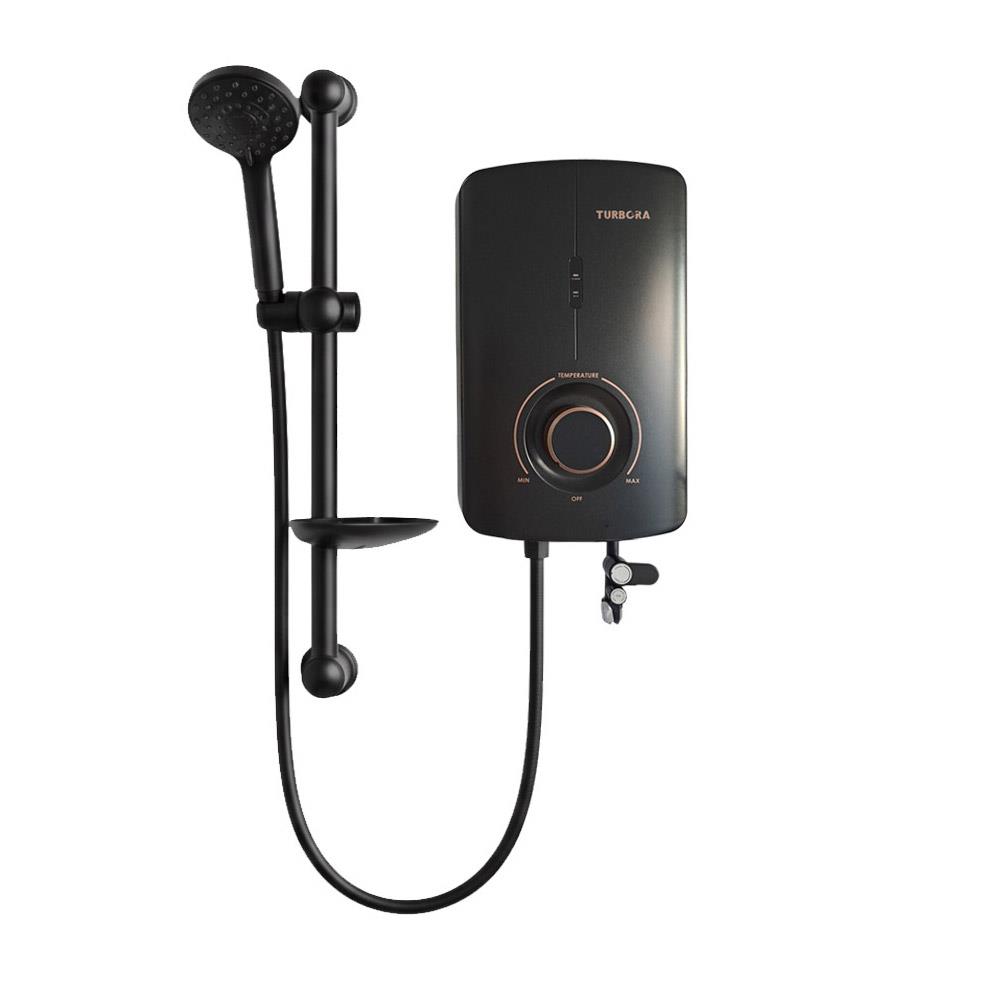 เครื่องทำน้ำอุ่น TURBORA BQ-45E 4500 วัตต์ สีดำ