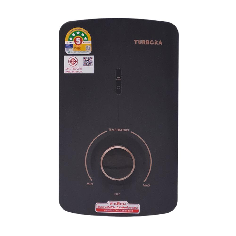เครื่องทำน้ำอุ่น TURBORA BQ-45E 4500 วัตต์ สีดำ