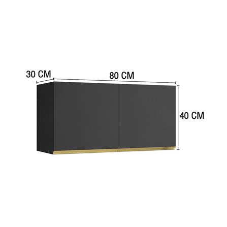 ตู้แขวนคู่ MJ ETERNITY 80x40 ซม. สี GREY GRAPGITE_5