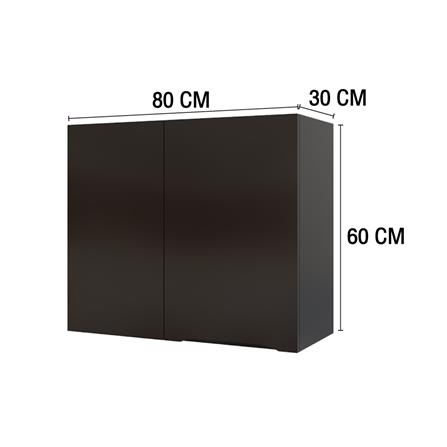 ตู้เข้ามุมซ้าย MJ ECO 80x60 ซม. สี DARK CHOCOLATE_4