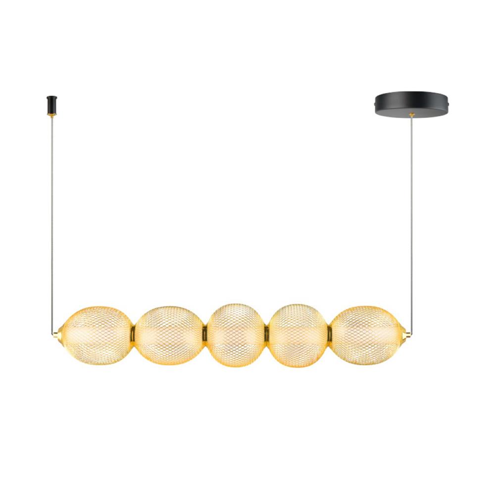 ไฟช่อ LED L&E 01-A0256 19 วัตต์ WARM WHITE สีทอง/ดำ 1 หัว