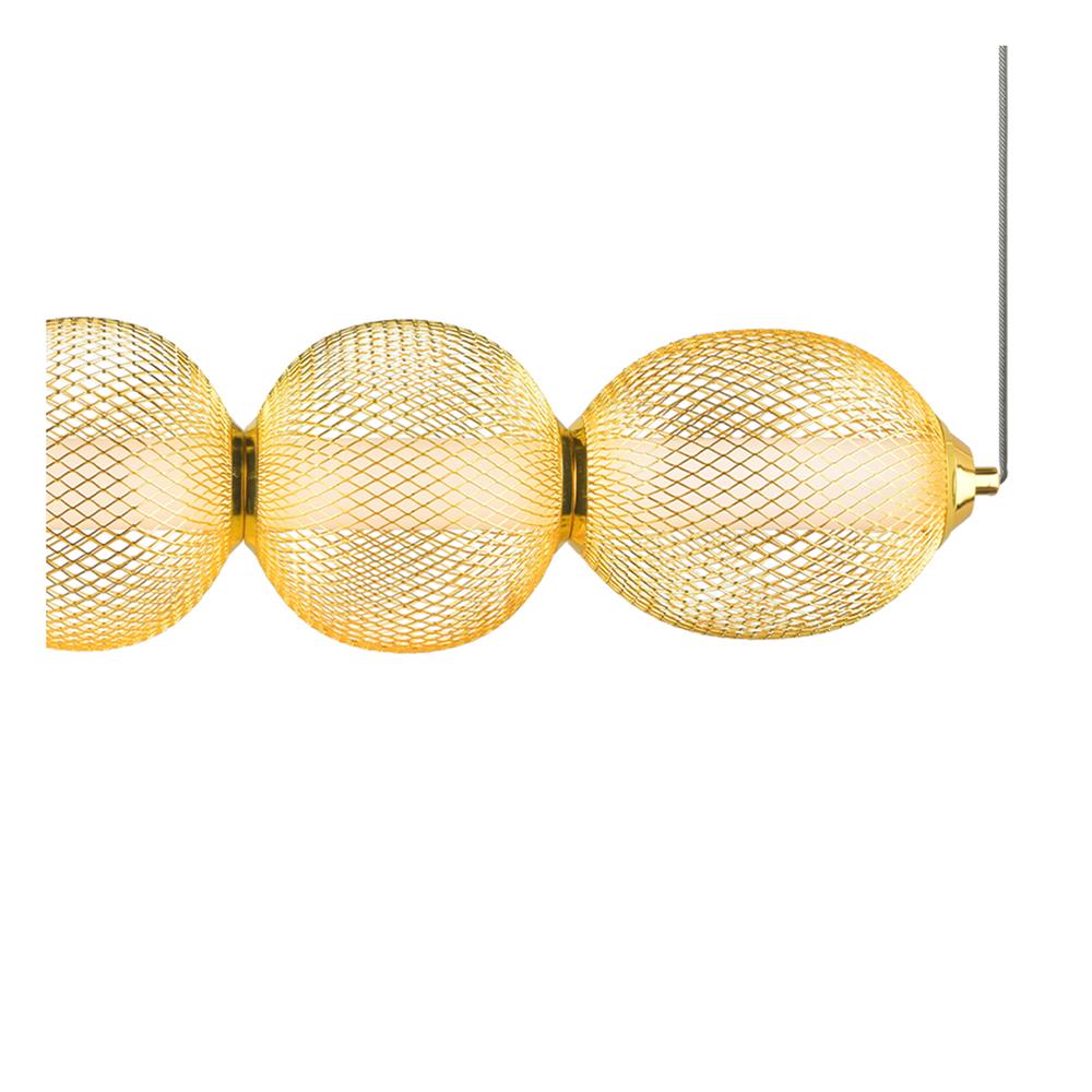 ไฟช่อ LED L&E 01-A0256 19 วัตต์ WARM WHITE สีทอง/ดำ 1 หัว