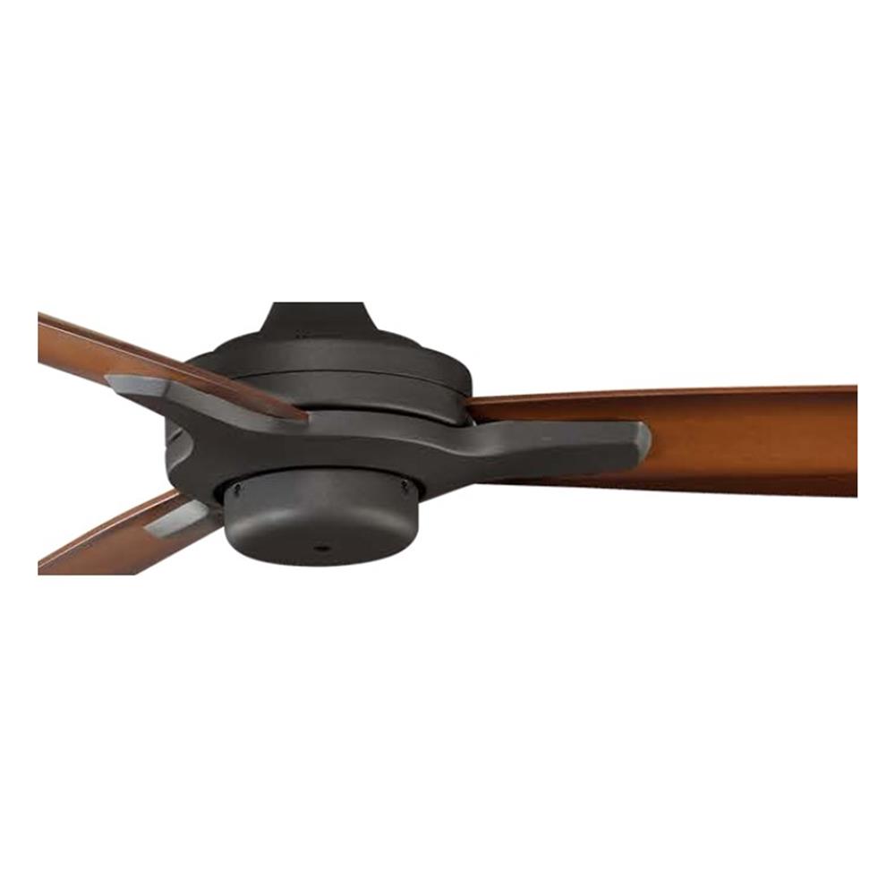 พัดลมไม่มีโคมไฟ MR.KEN 25-01727 52 นิ้ว สีเทา/น้ำตาล