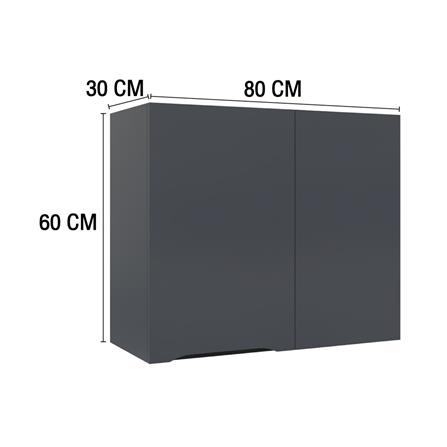 ตู้เข้ามุมขวา MJ ECO 80x60 ซม. สี GREY GRAPHITE_4