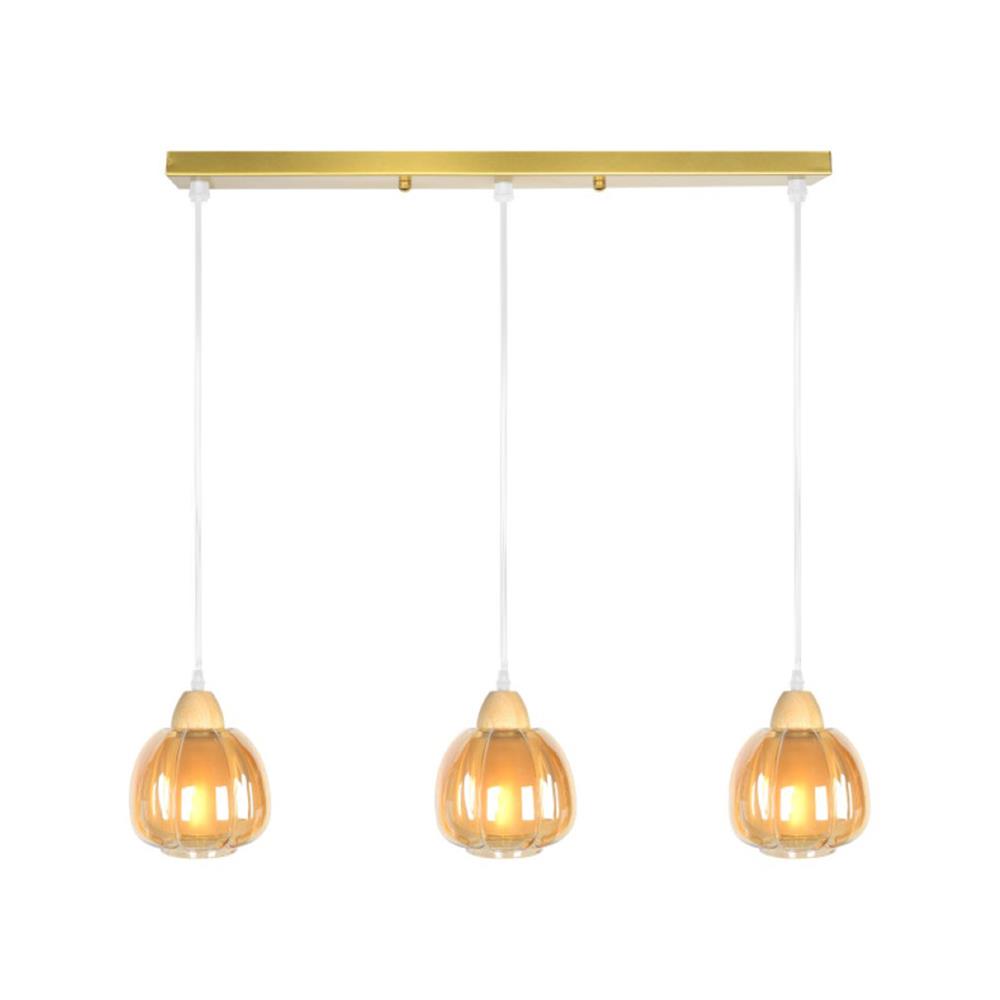 ไฟช่อ LUMAX 01-03134 สีทอง/เหลือง 3 หัว