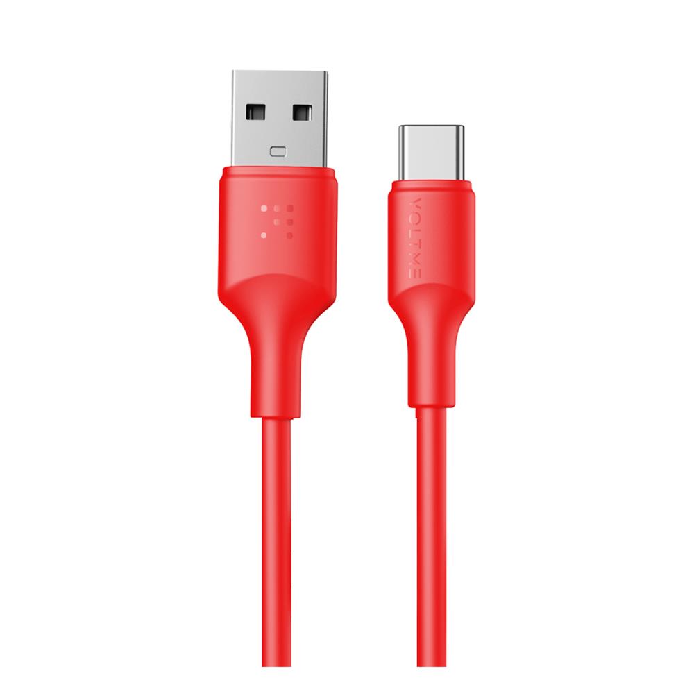 สายชาร์จ USB-A TO USB-C VOLTME C2308 1.2 เมตร สีแดง